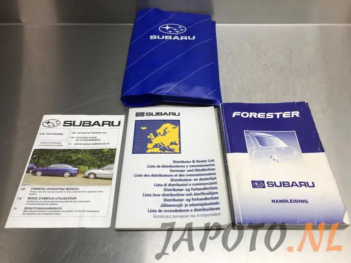 Livret d'instructions Subaru Forester